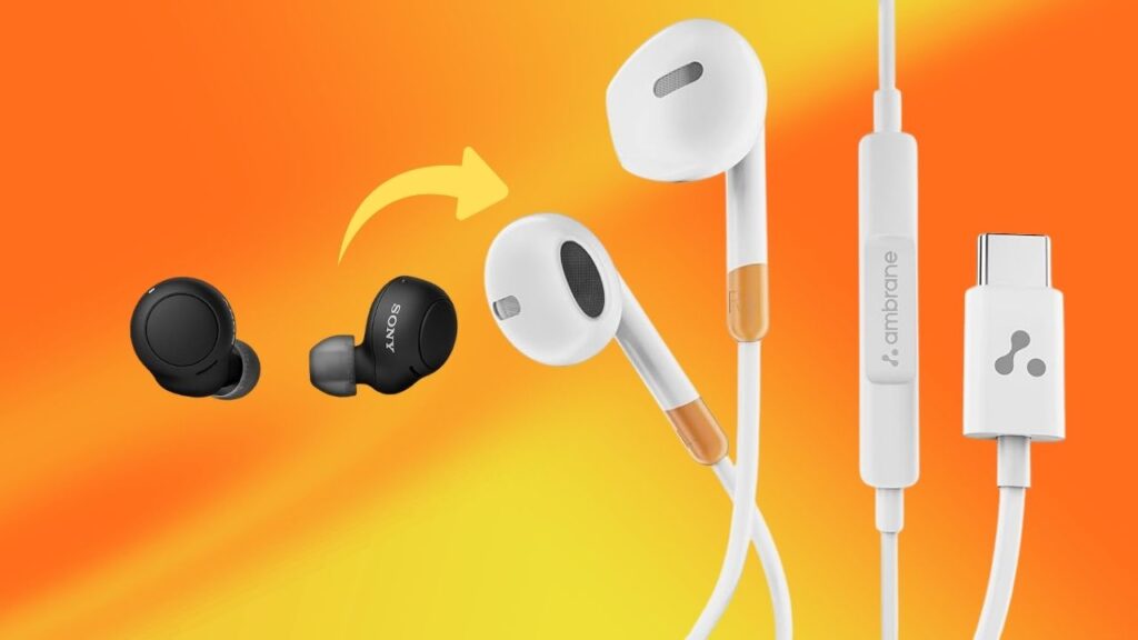 Wired earphones-Bluetooth earbuds