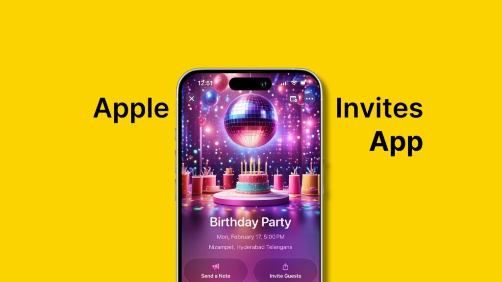 apple invites app